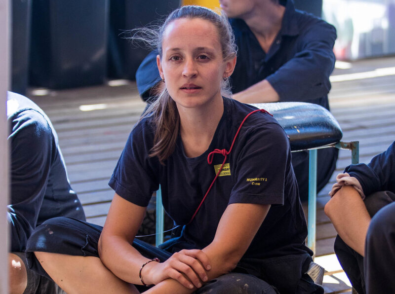 Maria, Ärztin, an Bord der Humanity 1