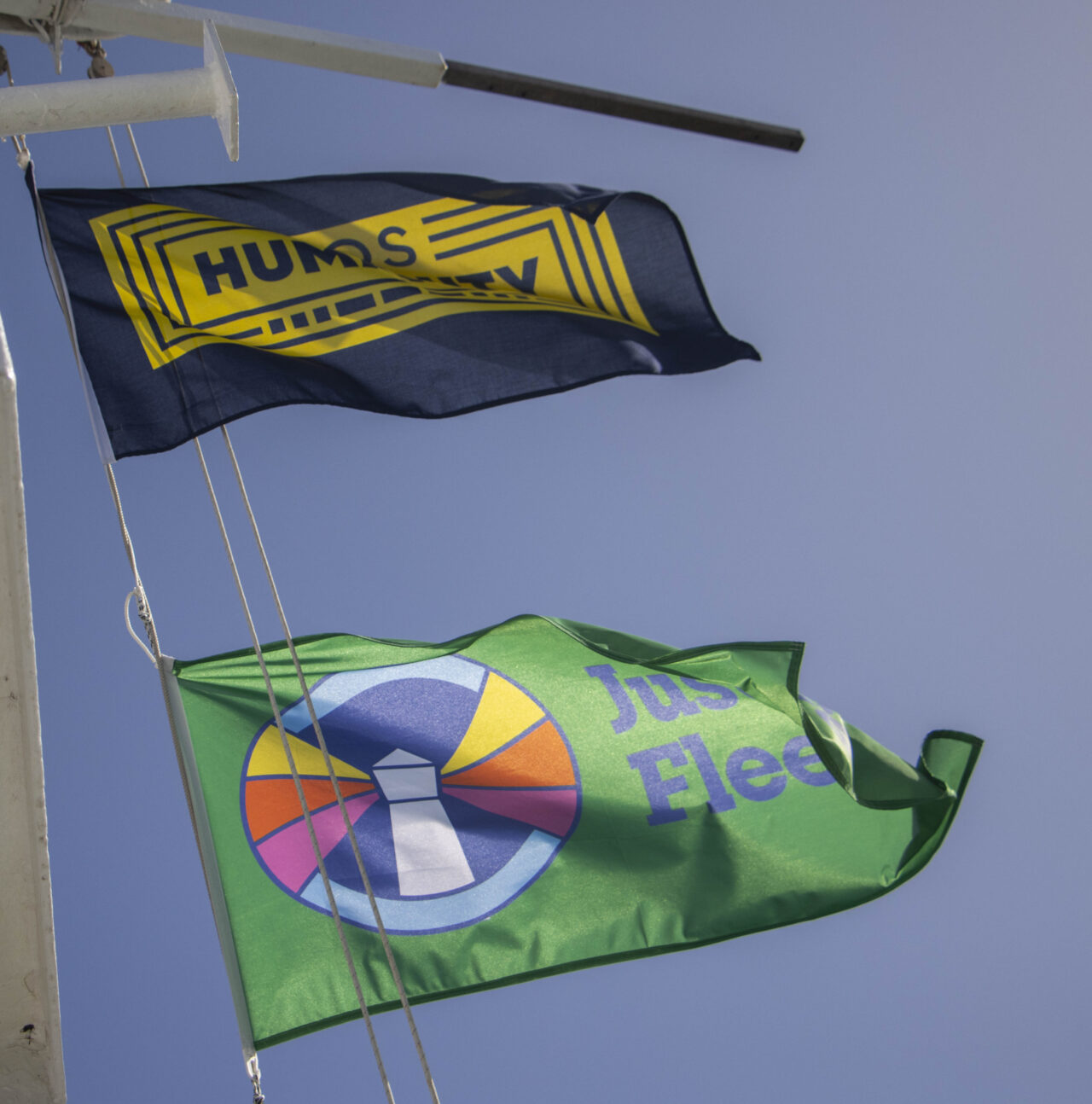 Flaggen von SOS Humanity und Justice Fleet / SOS Humanity and Justice Fleet Flags