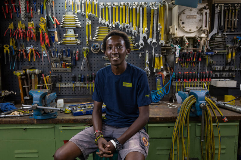 Maschinist an Bord Humanity1